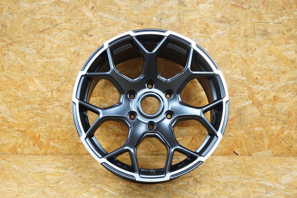 アルジェノン フェニーチェ MX1 18インチ 8.0J +38 6/139.7 マットブラックポリッシュ 補修用1本拍卖