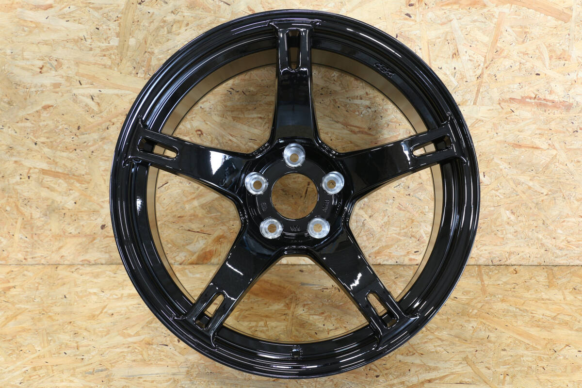 CST 01ハイパーV2 18インチ 9.5J +12 5/114.3 グロスブラックカットライン 補修用1本 ドリフト CST ZERO1 HYPER V2 拍卖