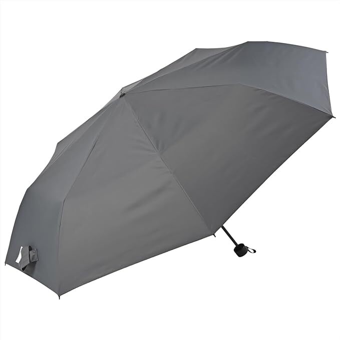 折りたたみ傘 晴雨兼用 ピーチドロップ 耐風ミニ65 65cm 超撥水 耐風 8本骨 ニフティカラーズ 5184GY/0016 グレーx1本/送料無料拍卖