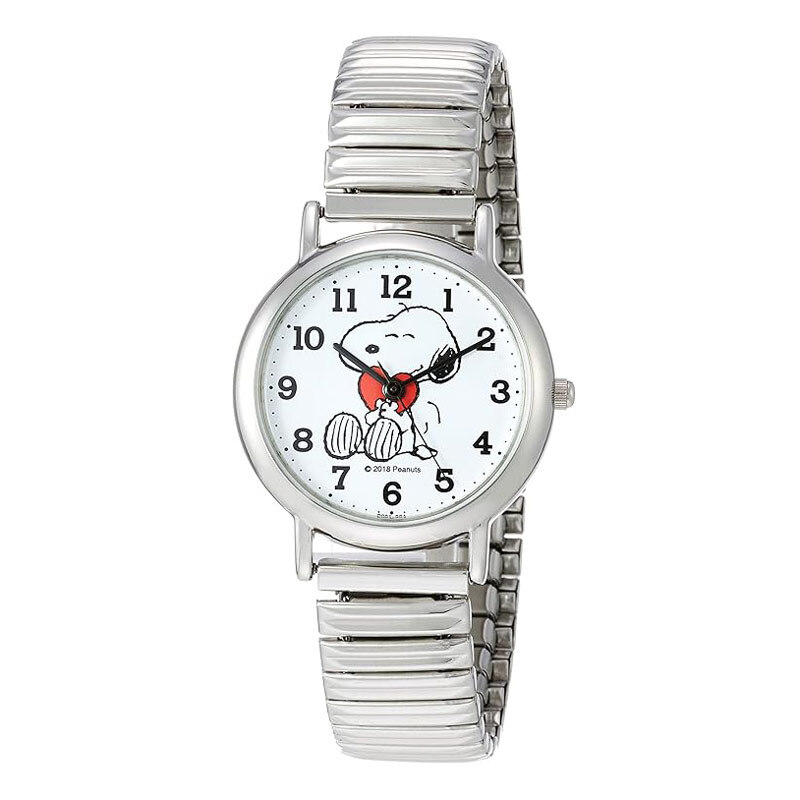 シチズン 腕時計 スヌーピー 日本製ムーブメント 防水 蛇腹ベルト ホワイト P001-204 4966006072655拍卖