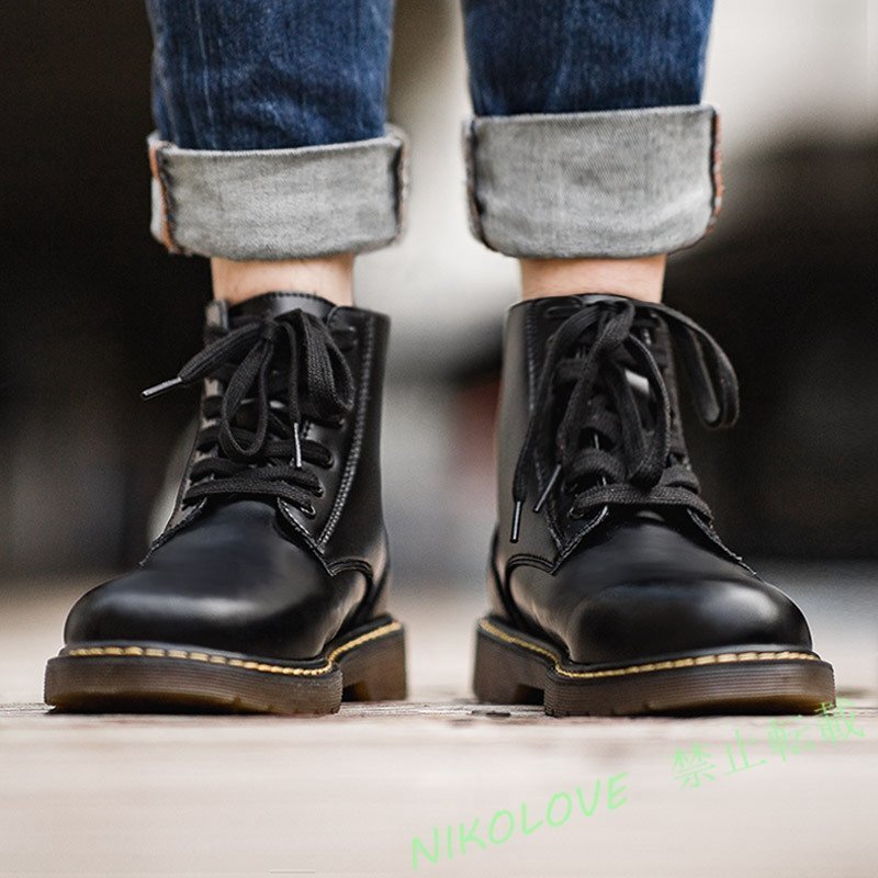 新品 ブーツ メンズ 本革 牛革 アメカジ ワークブーツ ミリタリーブーツ メンズ靴 アウトドア ブラック 24.5~27cm LF892拍卖