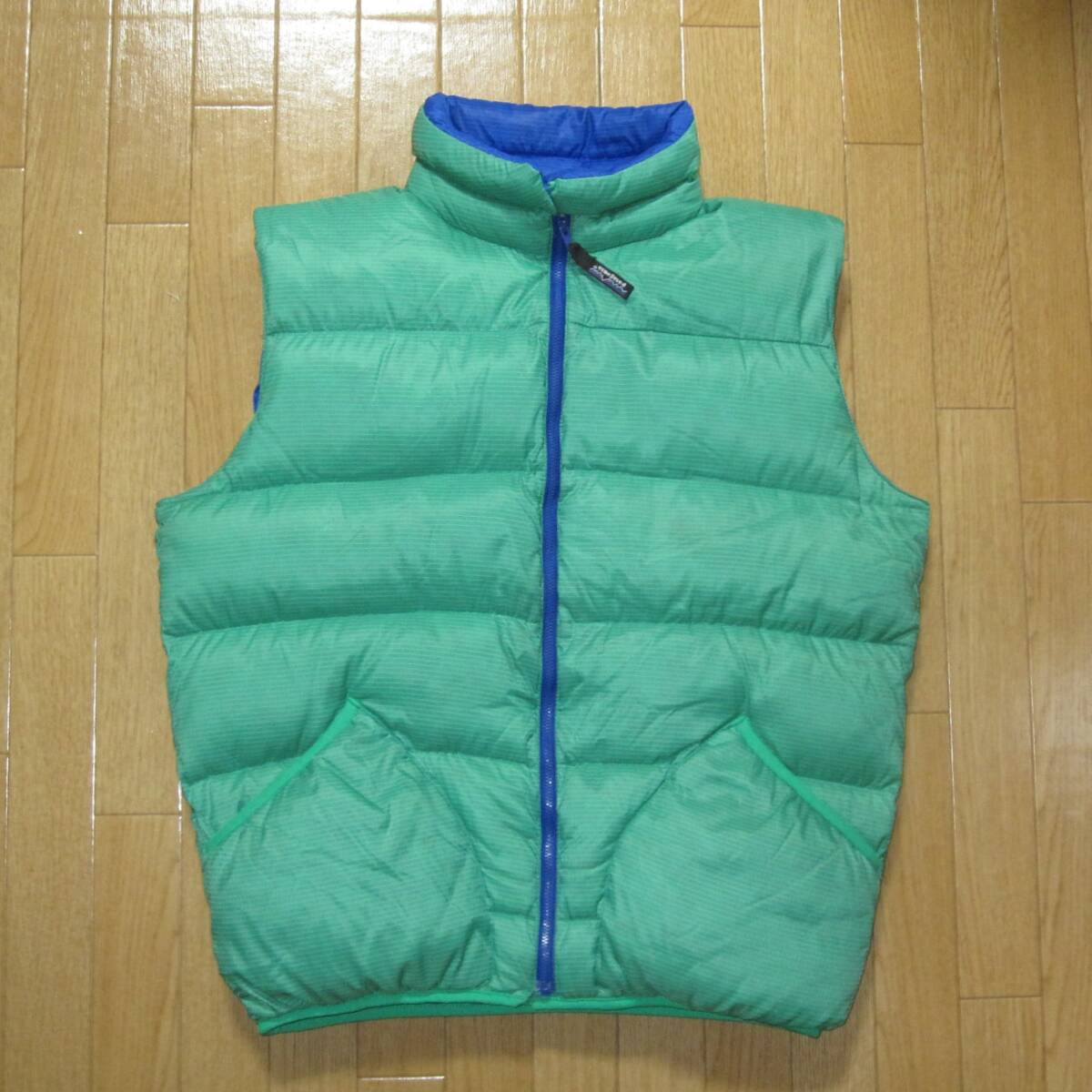☆80s パタゴニア ダウンベスト(M)/ グースダウン / patagonia パフボール 90s vintage / ファイヤーボール拍卖