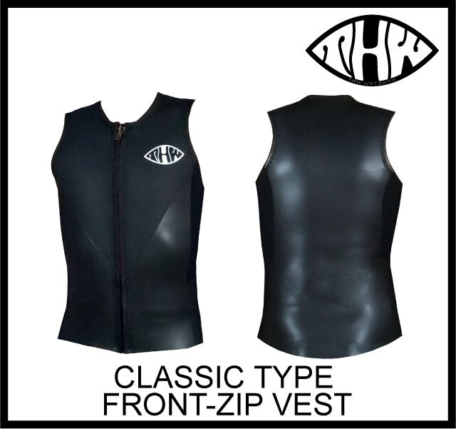 2mmフロントジップベスト 【超伸縮/超軽量素材】 サイズはお選びいただけます! 1 thw wetsuits サーフィン/ウェットスーツ拍卖