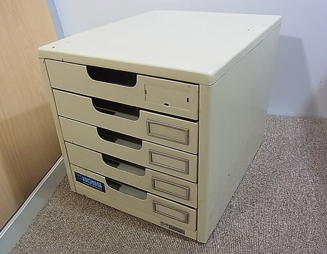 【NG485】PLUS プラス 5段 スチール製 レターケース 書類ケース 書類入れ 引出し拍卖