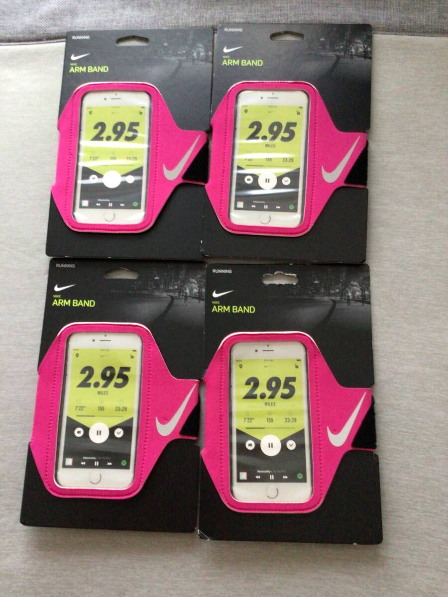 新品 未使用 NIKE ARM BAND ナイキ アームバンド 4点セット拍卖