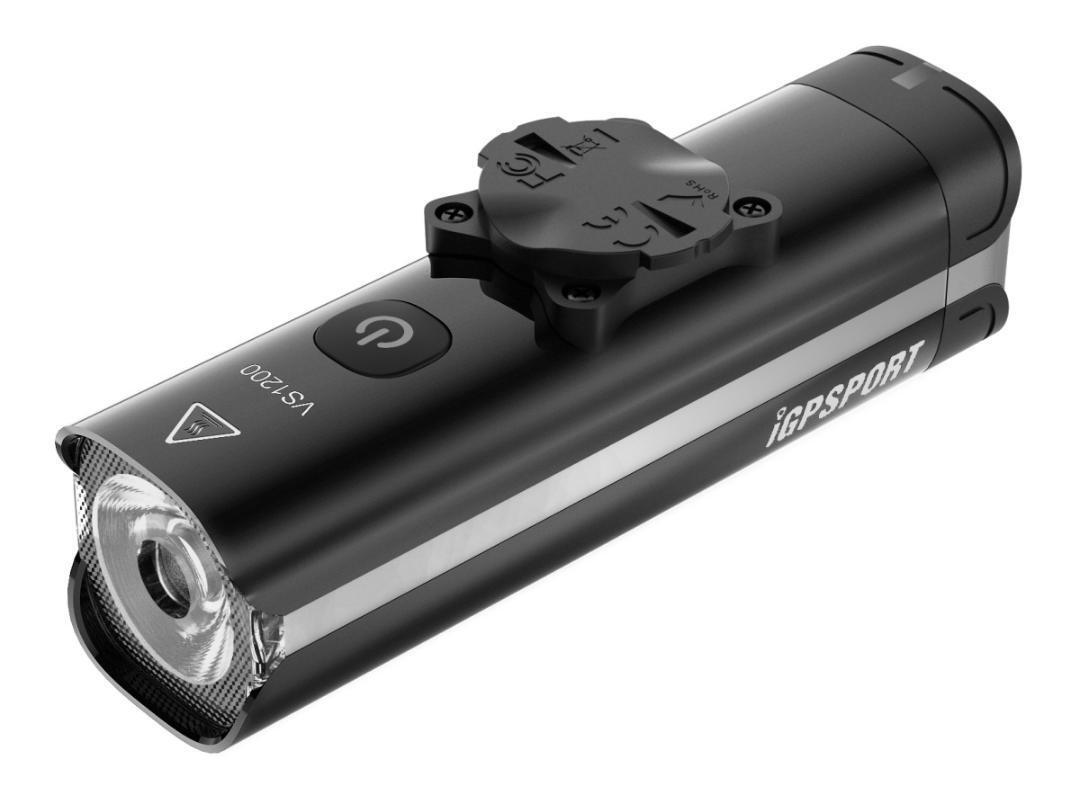 iGPSPORT スマートフロントライト VS1200【マウントM82付属】【新品・未開封】拍卖