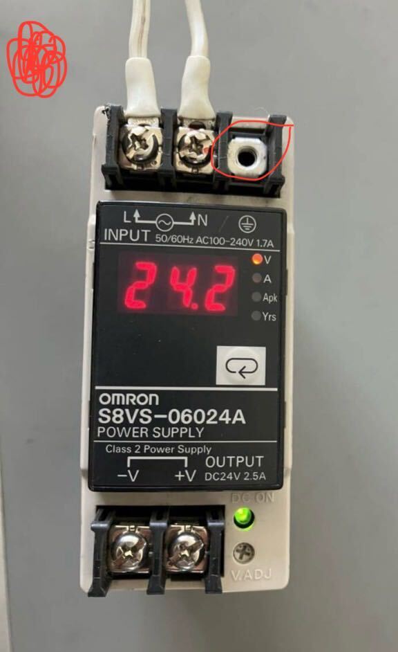 通電確認済オムロン S8VS-06024Aスイッチングパワーサプライ 拍卖