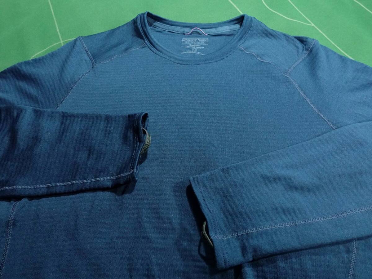 ▲パタゴニア ポーラテック パワーグリッド フリース MEN'S キャプリーン サーマルウェイト クルー シーブルー M(JP-L) 美品!!!▲拍卖