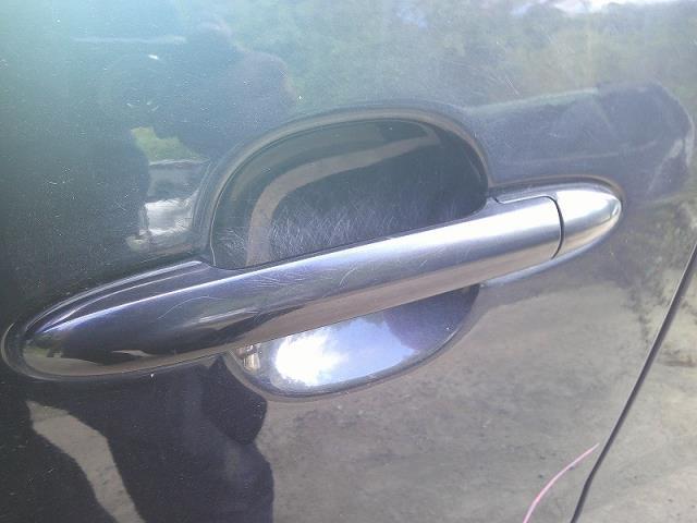 ムーヴ DBA-L175S 左Fアウターハンドル X06 ブラックマイカ拍卖