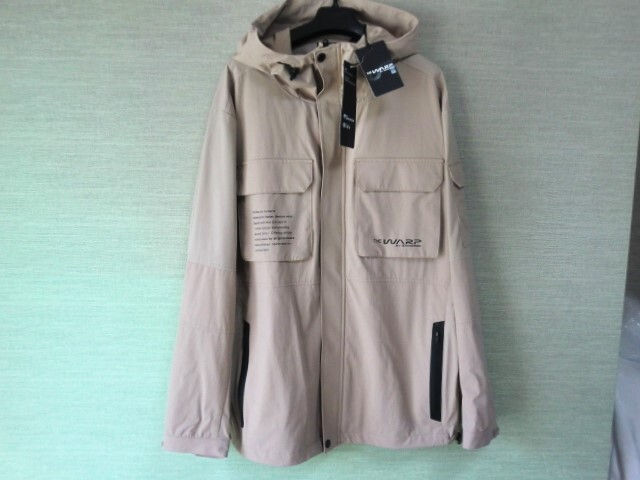 新品  ザ・ワープ・バイ・エネーレ(The Warp By Ennerre) Rip Stop Hooded Blouson  カーキ  Mサイズ 拍卖