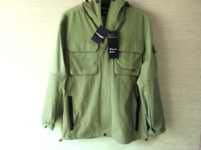 新品  ザ・ワープ・バイ・エネーレ(The Warp By Ennerre) Rip Stop Hooded Blouson  オリーブ XLサイズ 拍卖