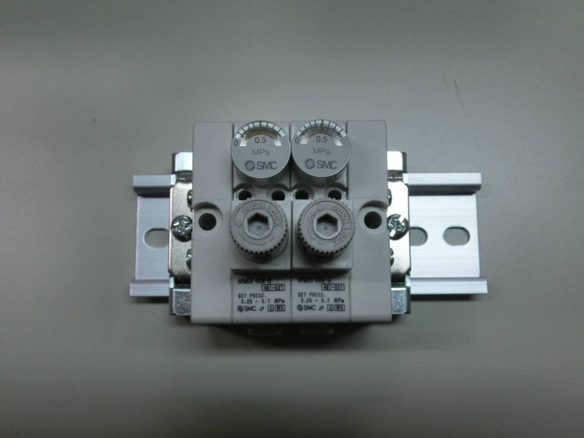 SMC ARM5BB-206-A 小型マニホールドレギュレータ 2連 新品 在庫6個拍卖