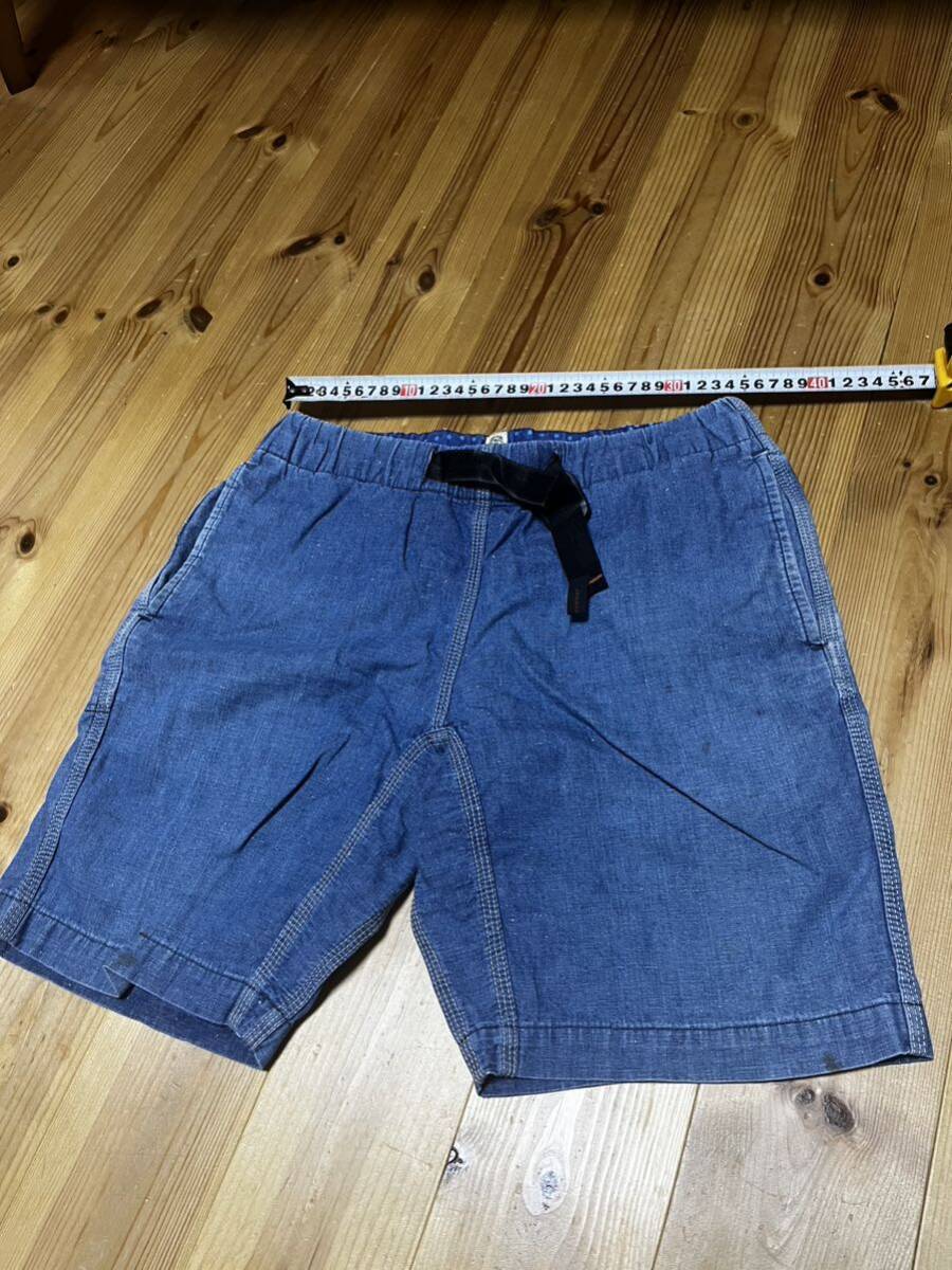 ワイルドシングス KATO カトー ショーツ ショートパンツ シャンブレー デニム Sサイズ拍卖
