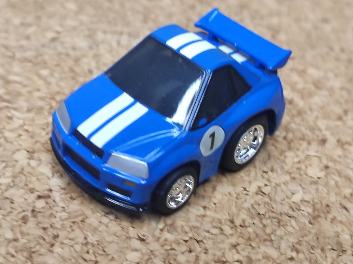 ちびっこチョロQ スカイライン GT-R R34 ブルー ノーマル拍卖