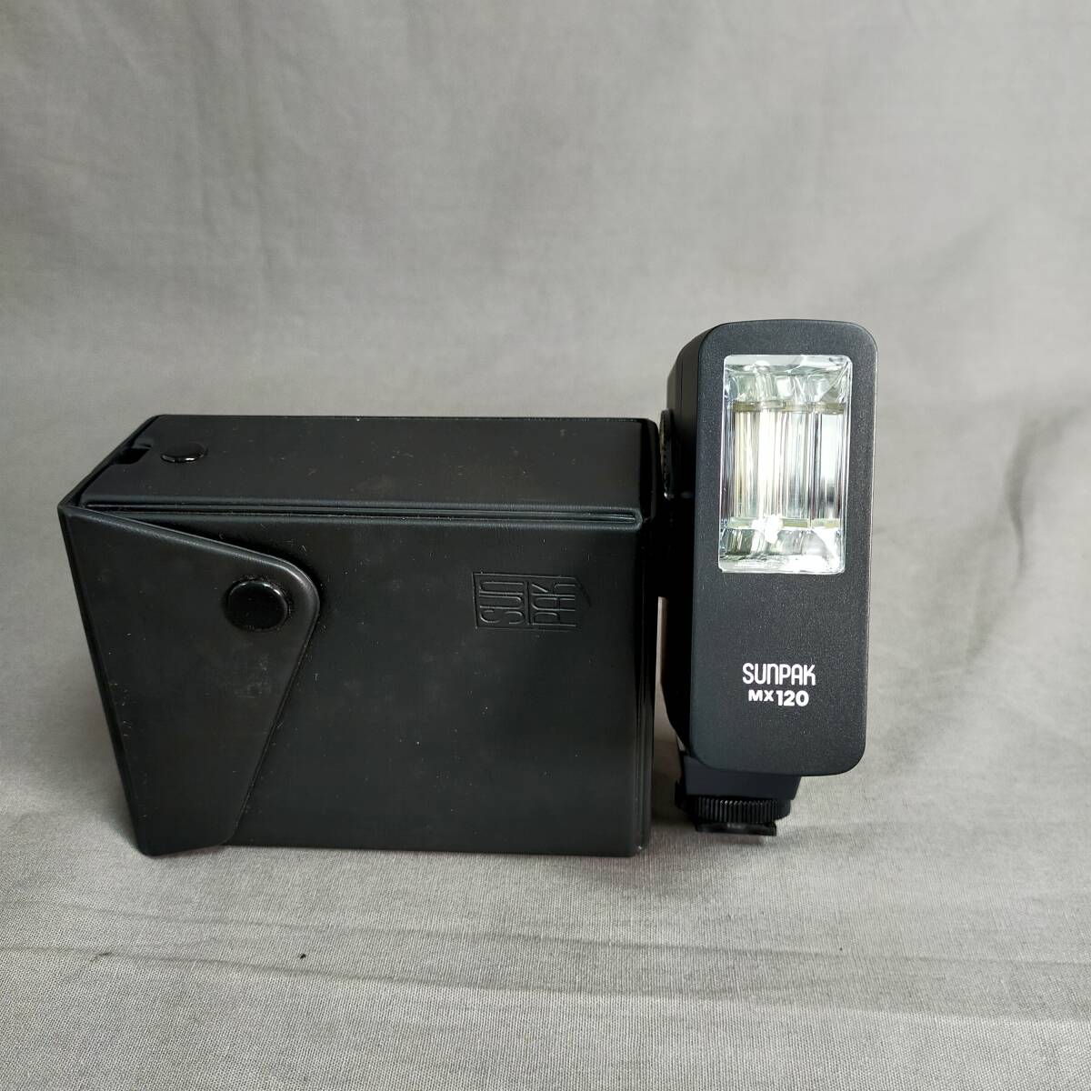 ● 9/5 275439 SUNPAK MX120 ストロボ フラッシュ カメラ用品 現状品 サンパック拍卖