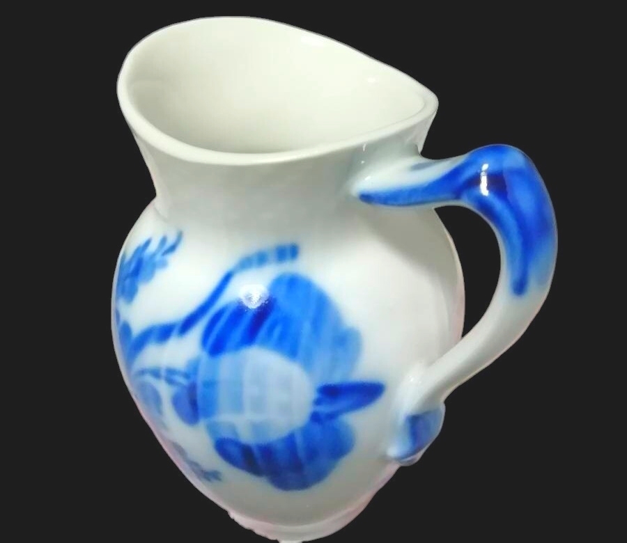 DENMARK印有 新品未使用◇自宅保管 ロイヤルコペンハーゲン ブルーフラワー クリーマー ROYAL COPENHAGEN拍卖