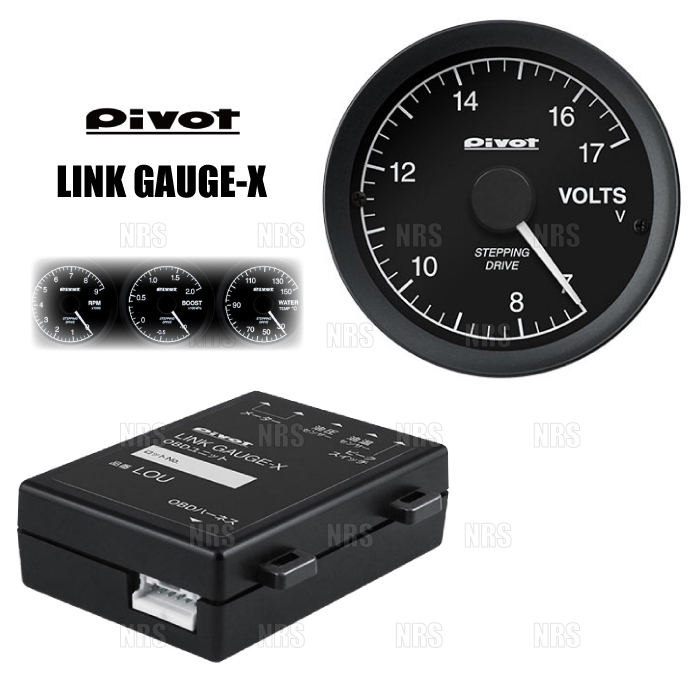 PIVOT ピボット リンクゲージX 2点セット (電圧計/ユニット) ソリオ/ソリオ バンディット MA15S/MA36S K12B/K12C H23/1~ (LOV/LOU拍卖