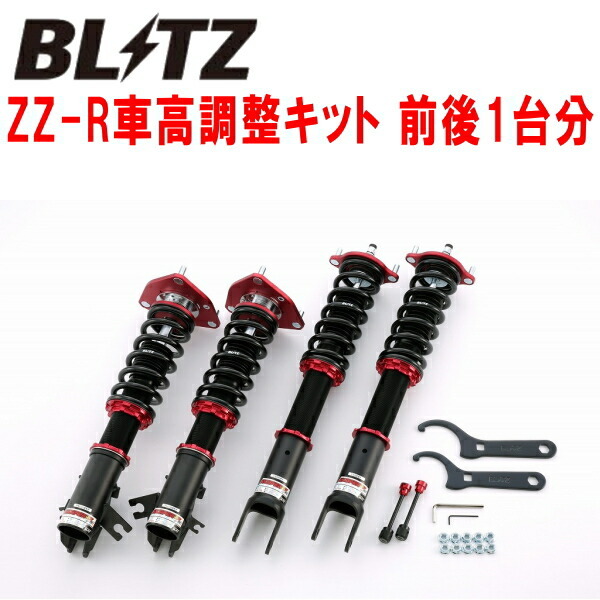 BLITZ DAMPER ZZ-R車高調整キット前後セット CP9AランサーエボリューションV 4G63 1998/1~1999/1拍卖