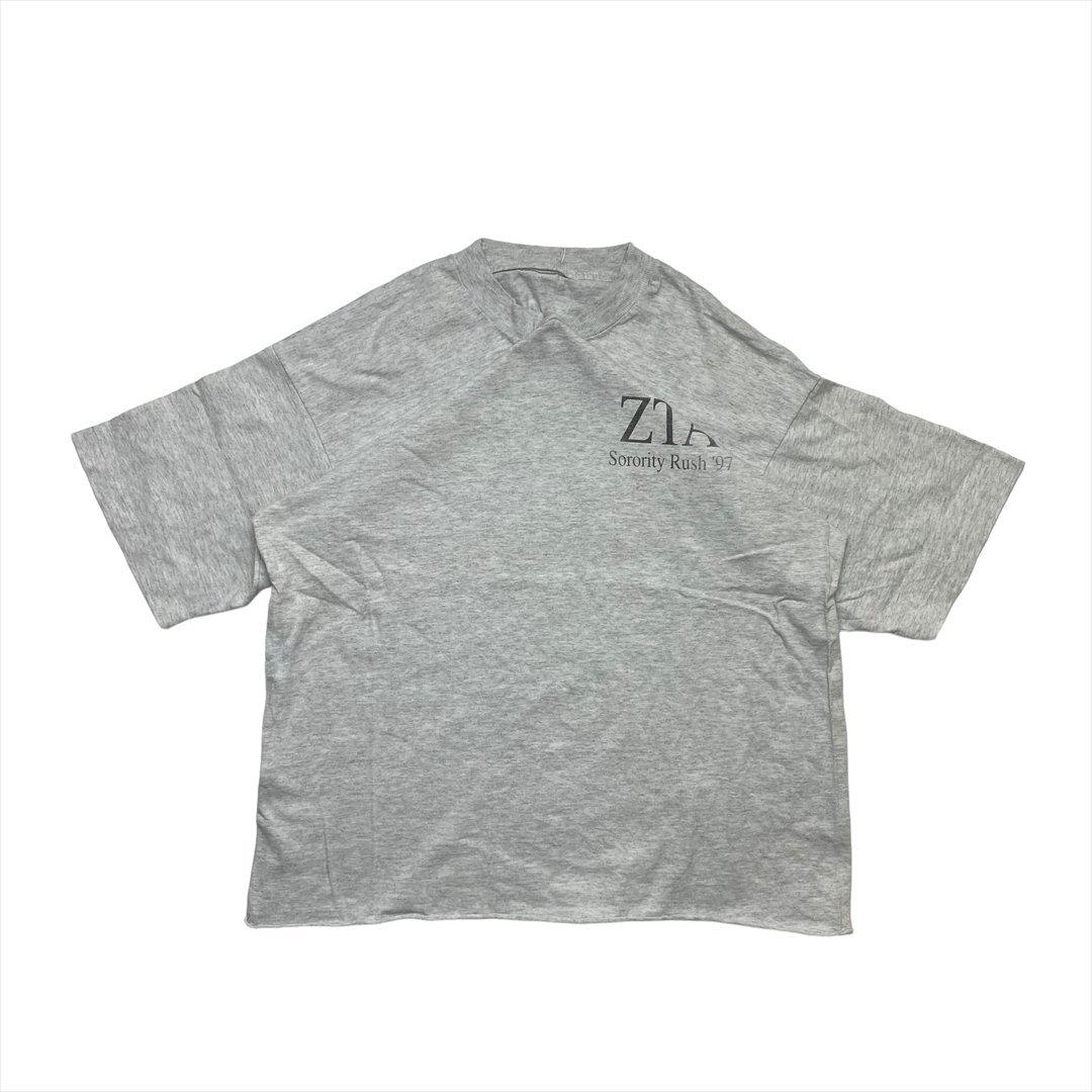 Tシャツ 半袖 グレー 古着 メンズ FREE マイアミ大学 カレッジ クリーニング済み拍卖