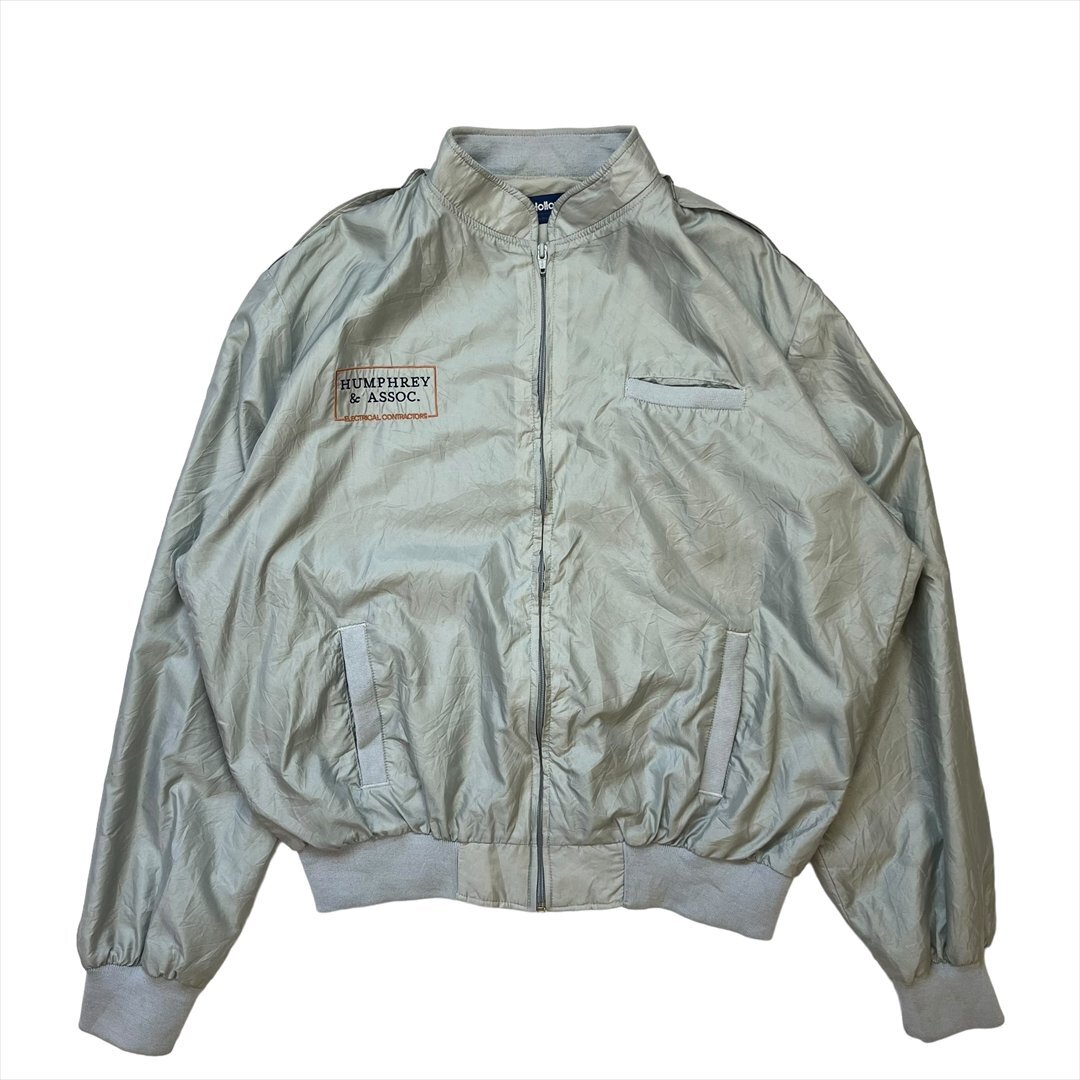 Holloway ジャケット グレー 古着 メンズ XL ナイロンジャケット アメカジ拍卖