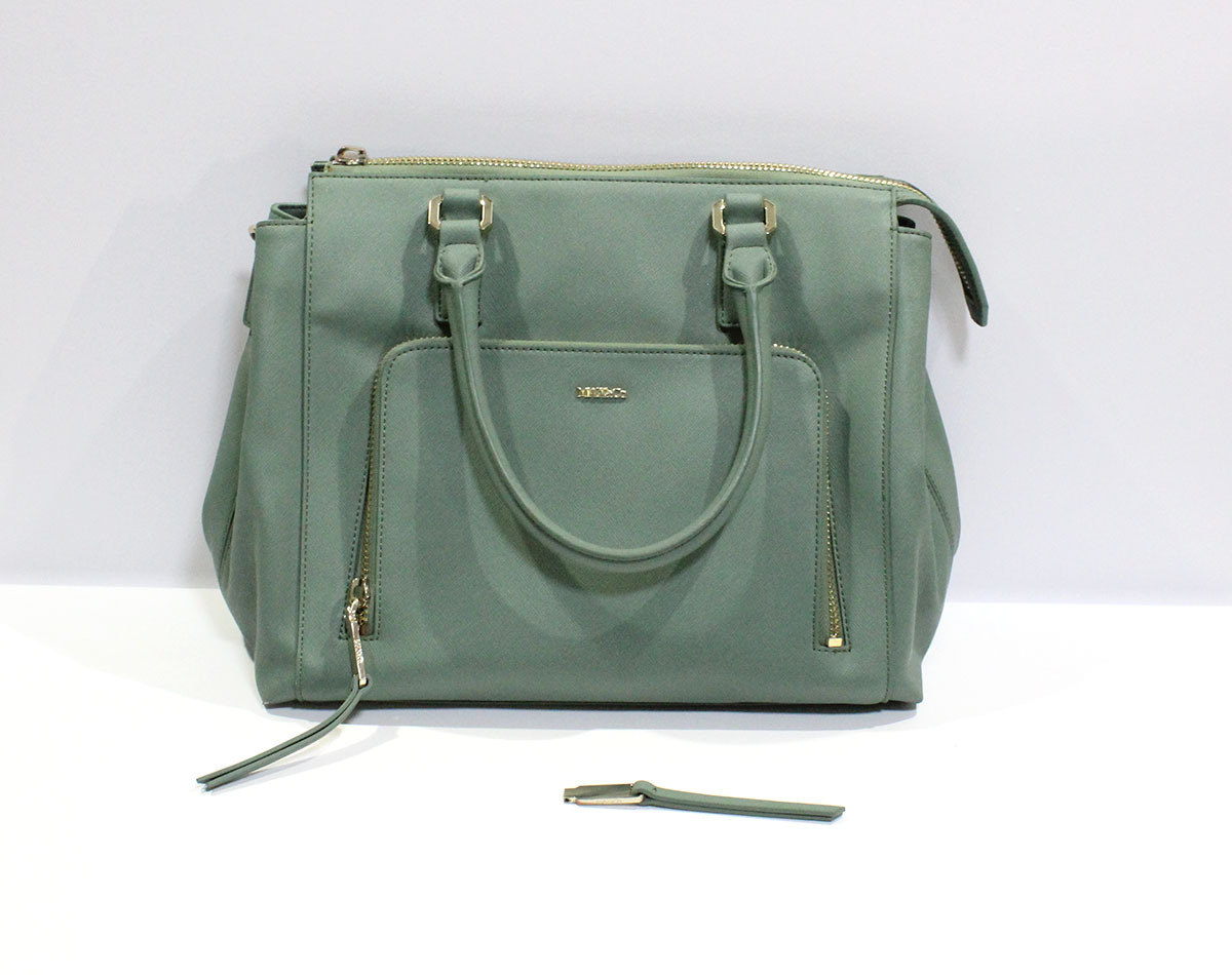 Max&Co 2way ショルダーバッグ/ハンドバッグ グリーン ※ショルダーストラップ欠品 中古現状品 ya1695拍卖