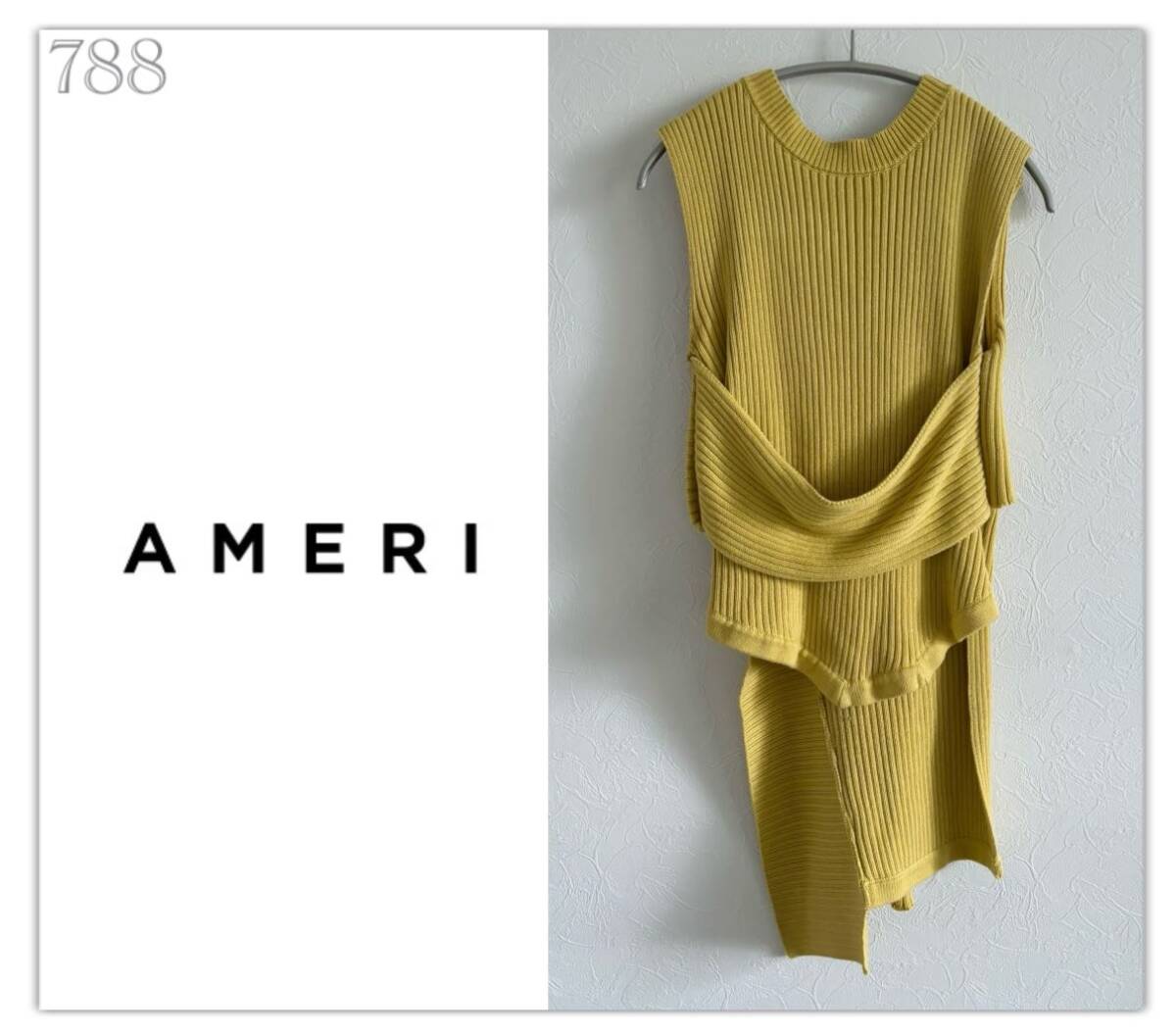 788◆AMERI◇アメリ◆ニット トップス チュニック◆拍卖