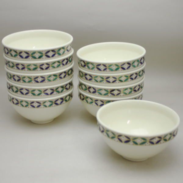 茶道具 抹茶茶碗 お勧め 数茶碗 天目型 天目形 七宝 田中香泉作 10客セット 十客セット 10客組 十客組 茶道拍卖