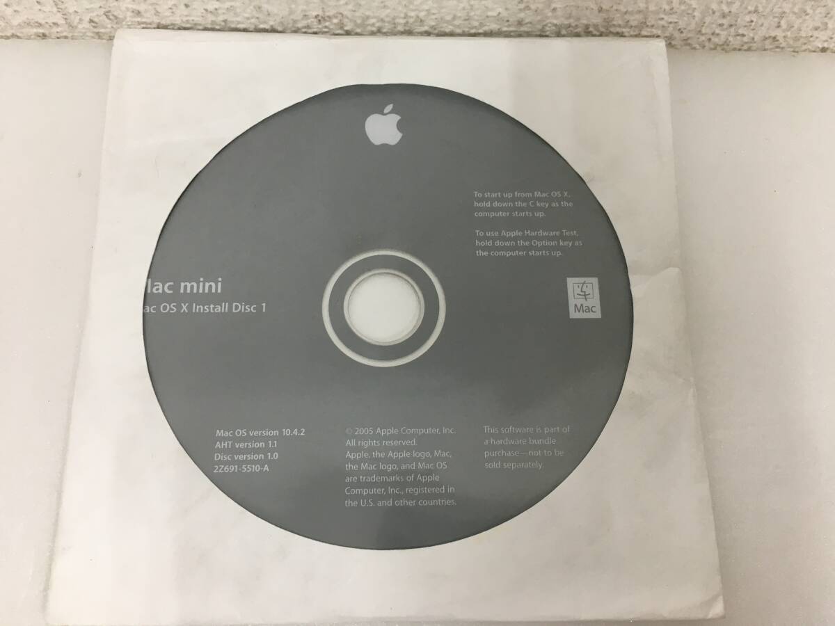 ●○F988 Mac mini OS X 10.4.2 OS 9.2 ディスクのみ 2本セット○●拍卖