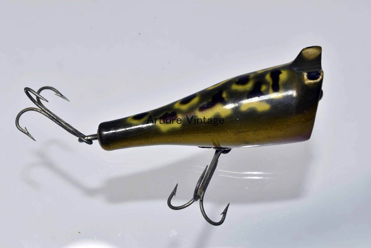 フロッグ shakespear c1946 POP I FROG オールド希少珍品面白ルアー マニア向けVINTAGE LURE 4552-331)ヴィンテージ ルアー 蒐集家向け拍卖