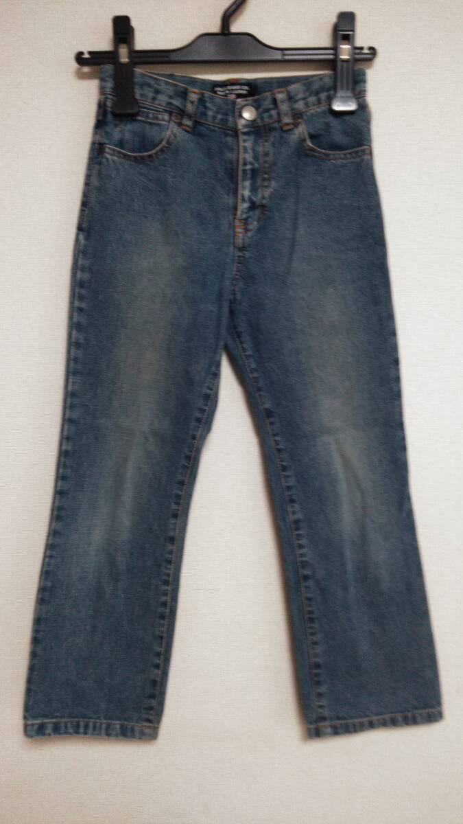 【中古美品・送料無料】ポロラルフローレンPoloRalphLaurenジーンズ120青①拍卖