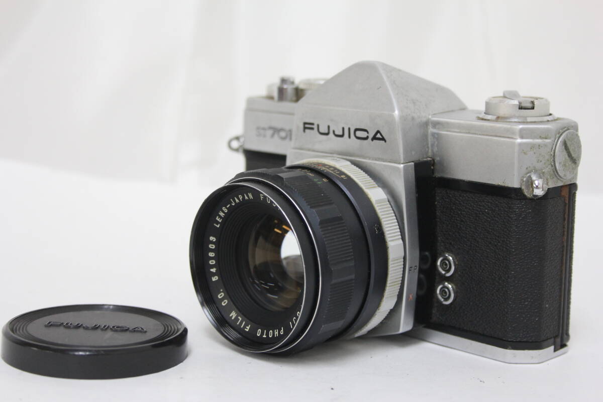 【訳あり品】 フジカ FUJICA ST701 Fujinon 55mm F1.8 M42マウント ボディレンズセット v6361拍卖