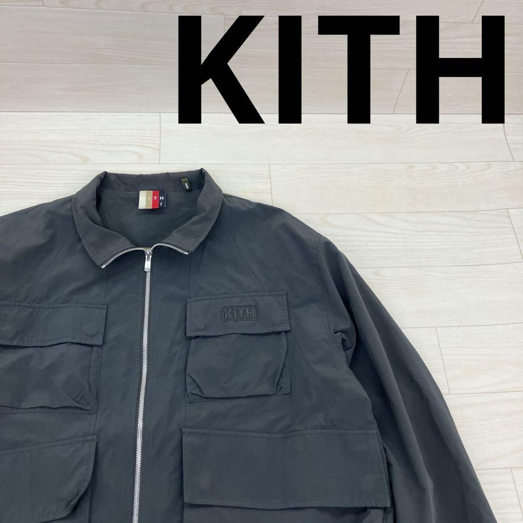 KITH キス Nylon Militia Zipper Black Jacket ナイロンジャケット W20199拍卖