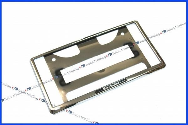 当日発送OK ベンツ 純正品 フロントナンバープレートホルダー ナンバーフレーム Mercedes Benz ロゴ付き拍卖