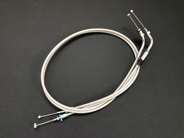 CB400F 初期型 メッシュアクセルワイヤー STD 純正長 ノーマル長 日本製拍卖