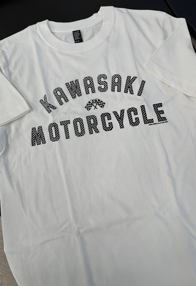 ◆◇新品◇◆Zapp-Moto チェッカーフラッグTシャツ Lサイズ KAWASAKI カワサキ拍卖