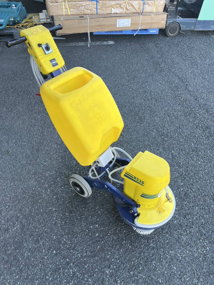 蔵王産業 スプレーバルチャー CR38 スリーブラシ式 電気床磨き機 カーペット洗浄機 60Hz 美品拍卖