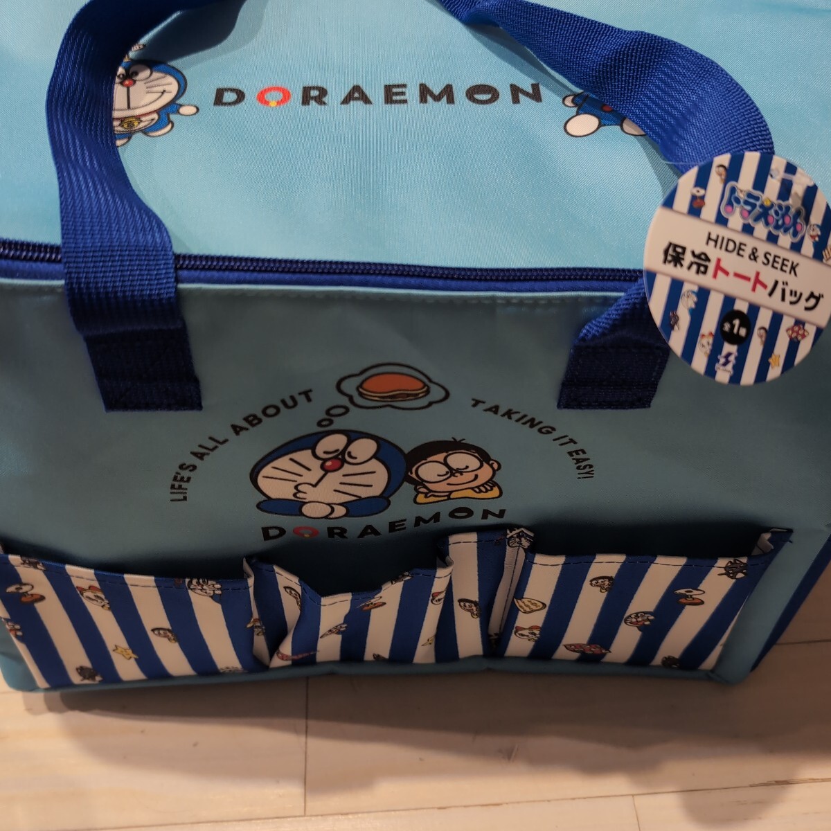 ドラえもん★HIDE&SEEK 保冷トートバッグ エコバッグ レジカゴバッグ 拍卖