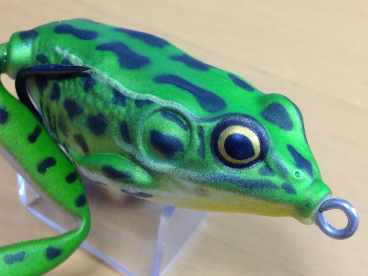 ★LUNKERHUNT★ ランカーハント ランカーフロッグ グリーンティー ※右足に傷あり #20-1772拍卖