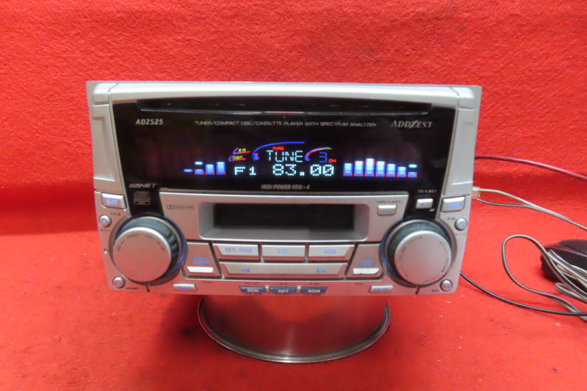 *CS1207*/クラリオン ADDZEST アゼスト ADZ525 CDプレイヤー カセットデッキ テープデッキ 拍卖