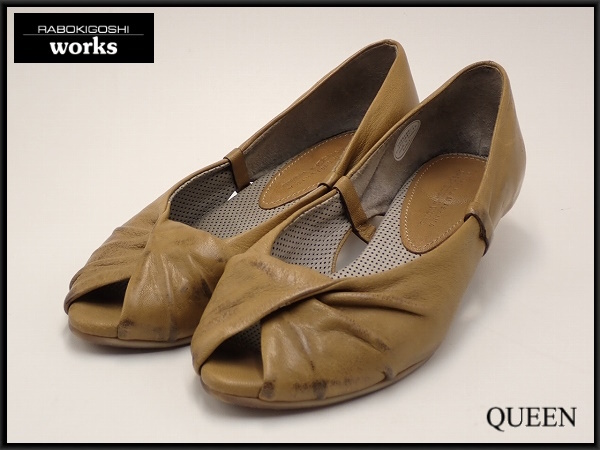 RABOKIGOSHI works パンプス・23cm★ラボキゴシワークス/レザー/靴/レディース/24*9*2-9拍卖