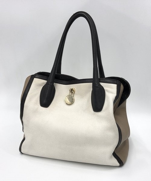 フルラ FURLA レディース トートバッグ 婦人バッグ オフィス 日常 アイボリー×ベージュ拍卖
