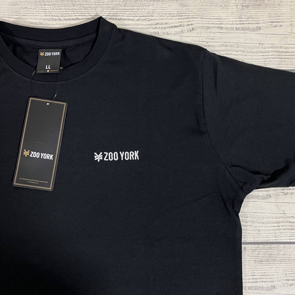 ★ ZOO YORK (ズーヨーク) ★ 半袖Tシャツ LLサイズ 黒色 スケーター スケボー ストリートファッション アメカジ (タグ付き新品未着用品)拍卖