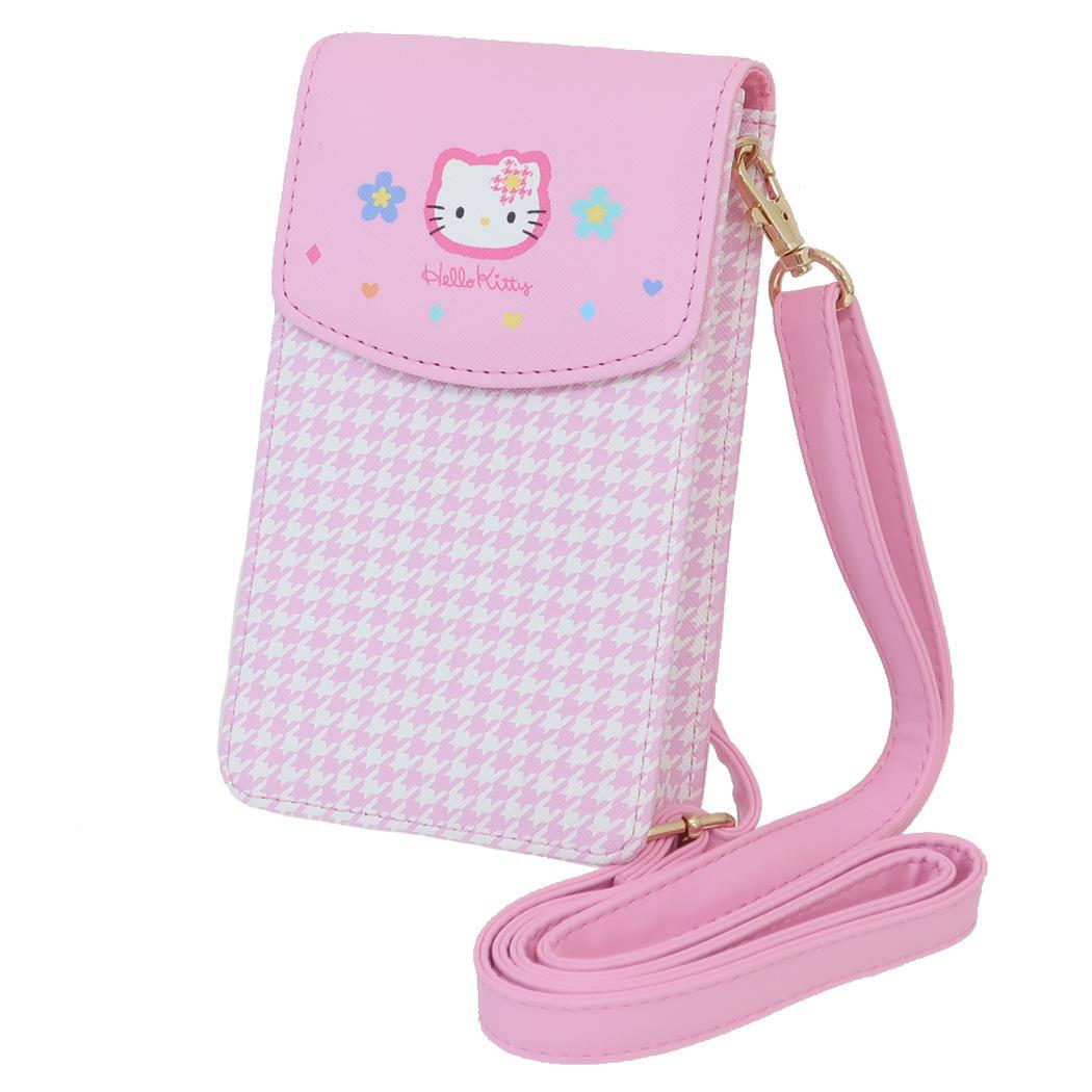 ハローキティ キャラクター スマホポーチ マルチポシェット カオハナ SR31 サンリオ拍卖