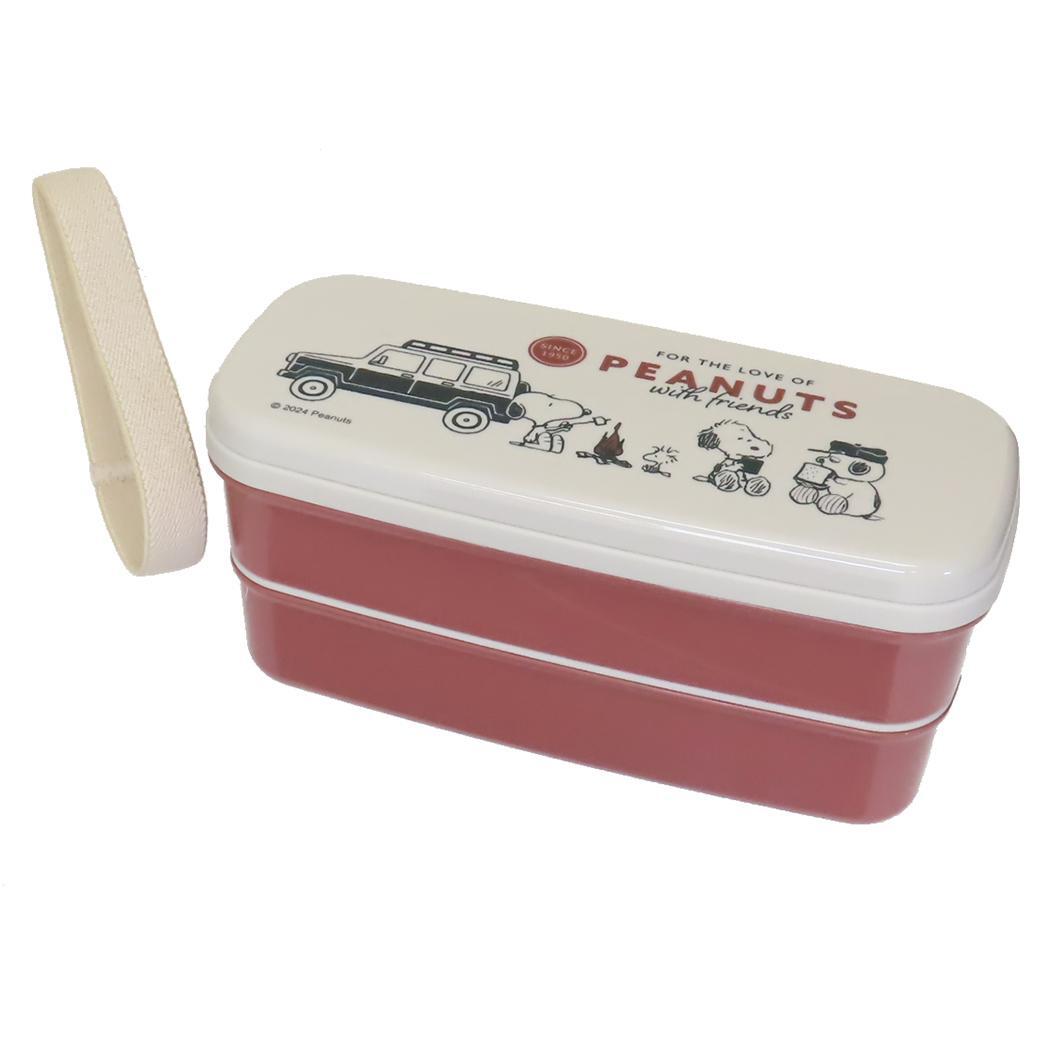 スヌーピー グッズ お弁当箱 ピーナッツ キャラクター 2段ランチボックス拍卖