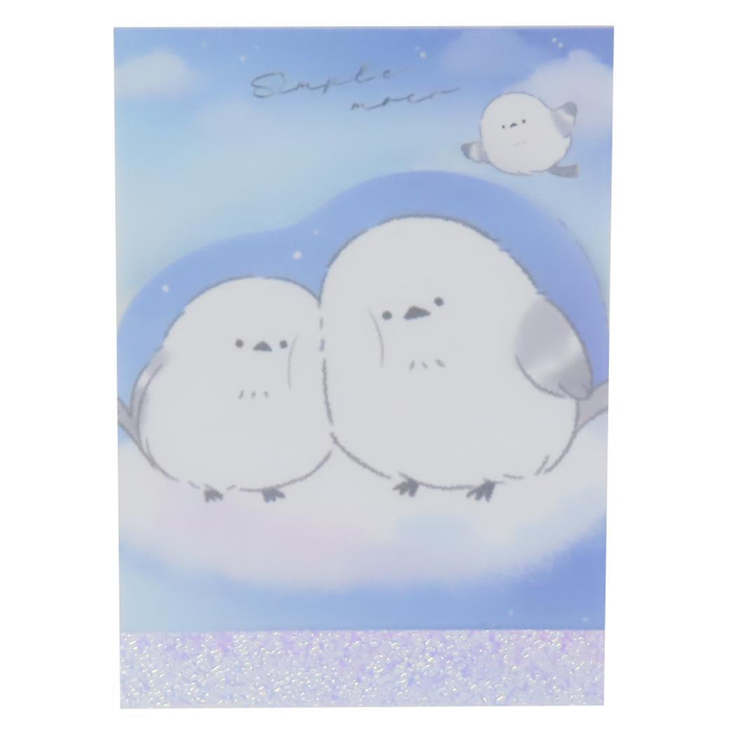 メモ帳 ずっとシマエナガ ダイカットミニメモ ミニミニメモ 空 カミオジャパン拍卖