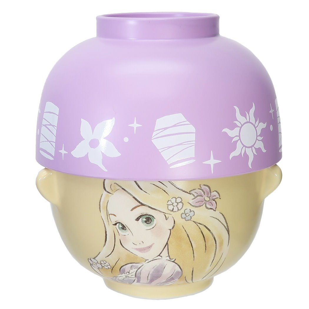塔の上のラプンツェル ミニ 茶碗 & 汁椀 セット キャラクター グッズ ご飯セット クレヨンタッチ ディズニープリンセス プレゼ拍卖