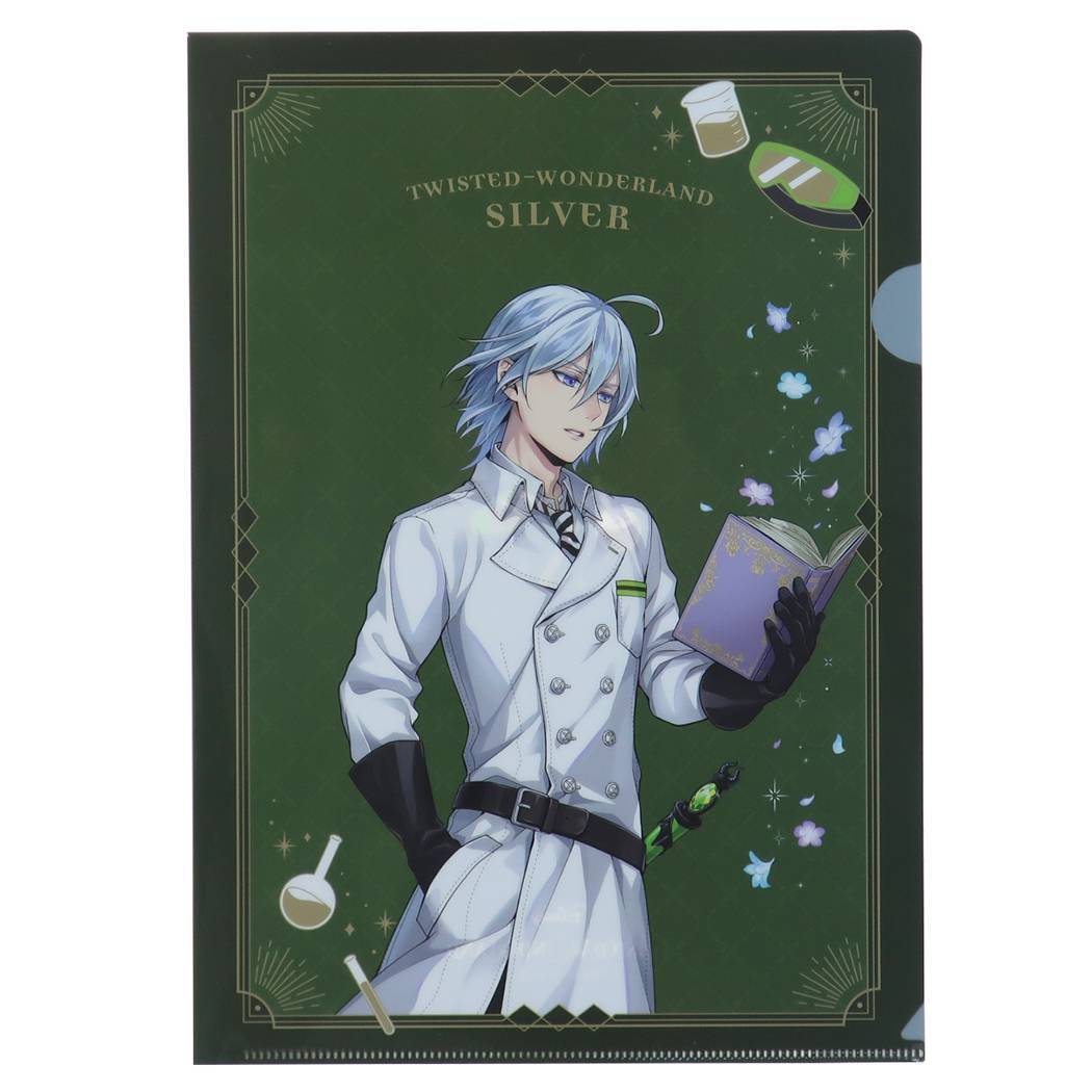 ツイステッドワンダーランド ディズニー キャラクター A4 シングル クリアファイル 実験着 シルバー クリアフォルダー サンスタ拍卖