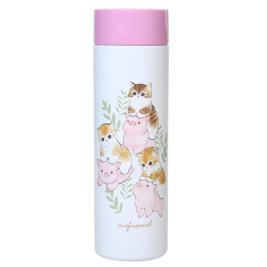 モフサンド 保温保冷水筒 ポケミニまほうびんボトル 150ml ぶたとねこ mofusand 東亜金属 ステンレス ミニボトル 小拍卖
