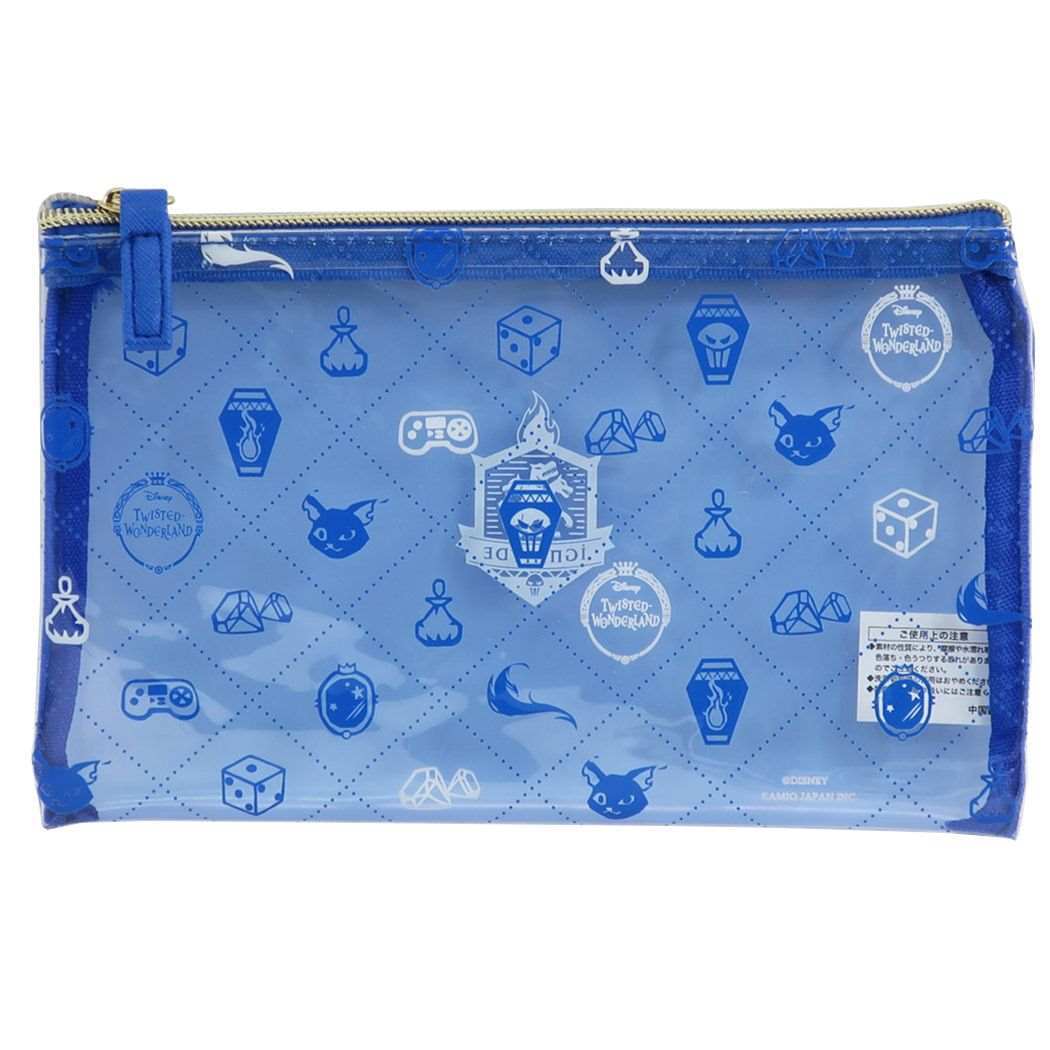 ツイステ グッズ クリアポーチ キャラクター フラット ポーチ イグニハイド ツイステッドワンダーランド【セール】 プレゼント 男拍卖