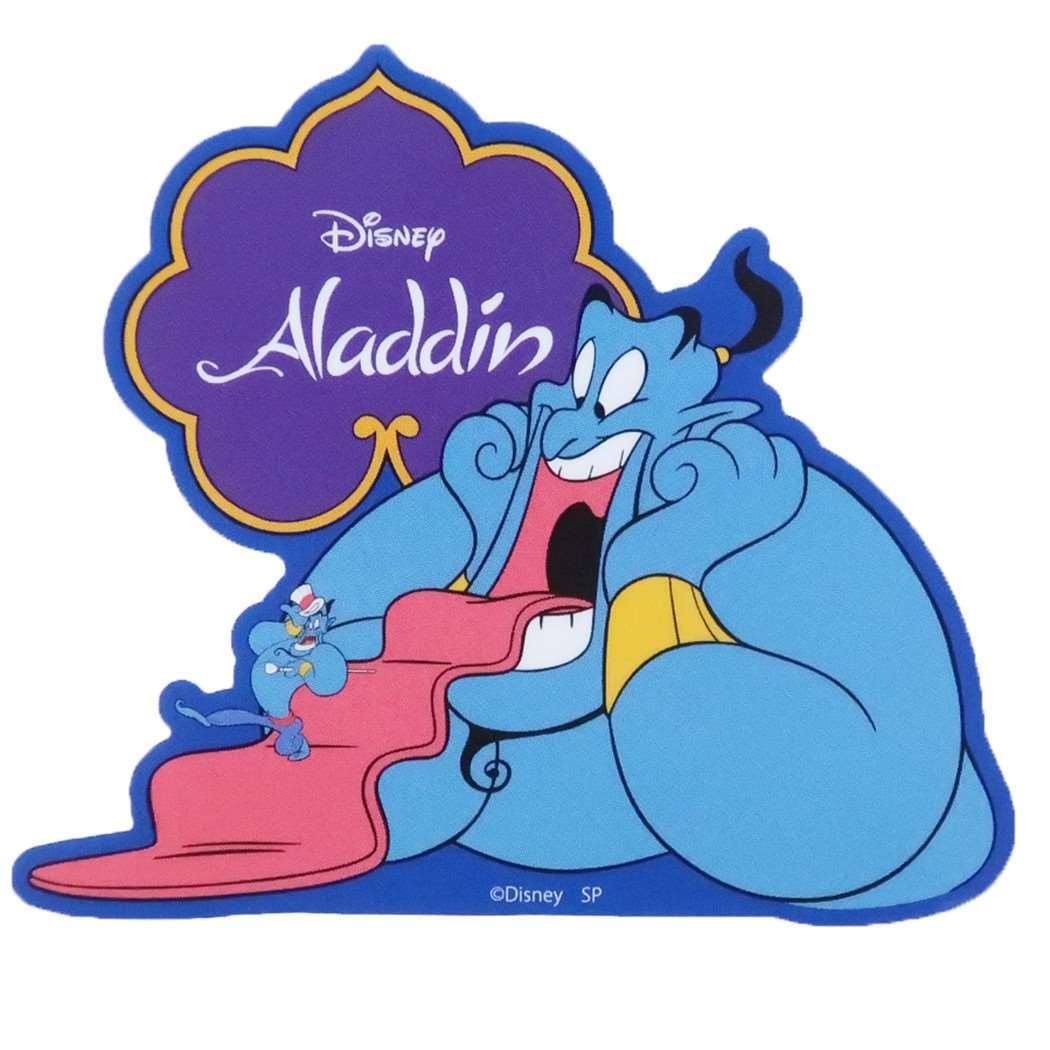 ディズニー キャラクター ステッカー ダイカット ビニール ステッカー ジーニー アラジン グッズ プレゼント 男の子 女の子 ギ拍卖